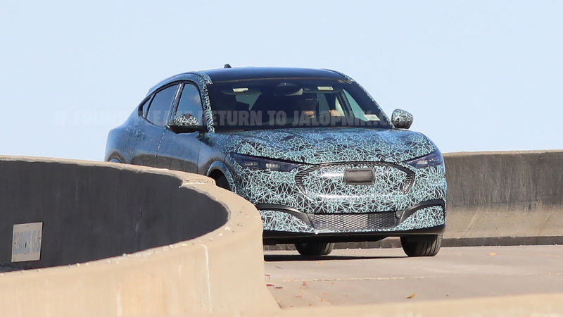 Illustration for article titled This Is The Ford 'Mustang-Inspired' SUV Caught Almost Totally Undisguised